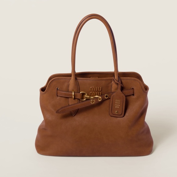 Miu Miu Aventure Nappa Leather Bag - Picture 1 of 12